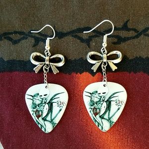 Nightmare before christmas earrings.