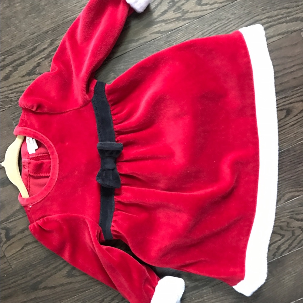 Santa toddler dress