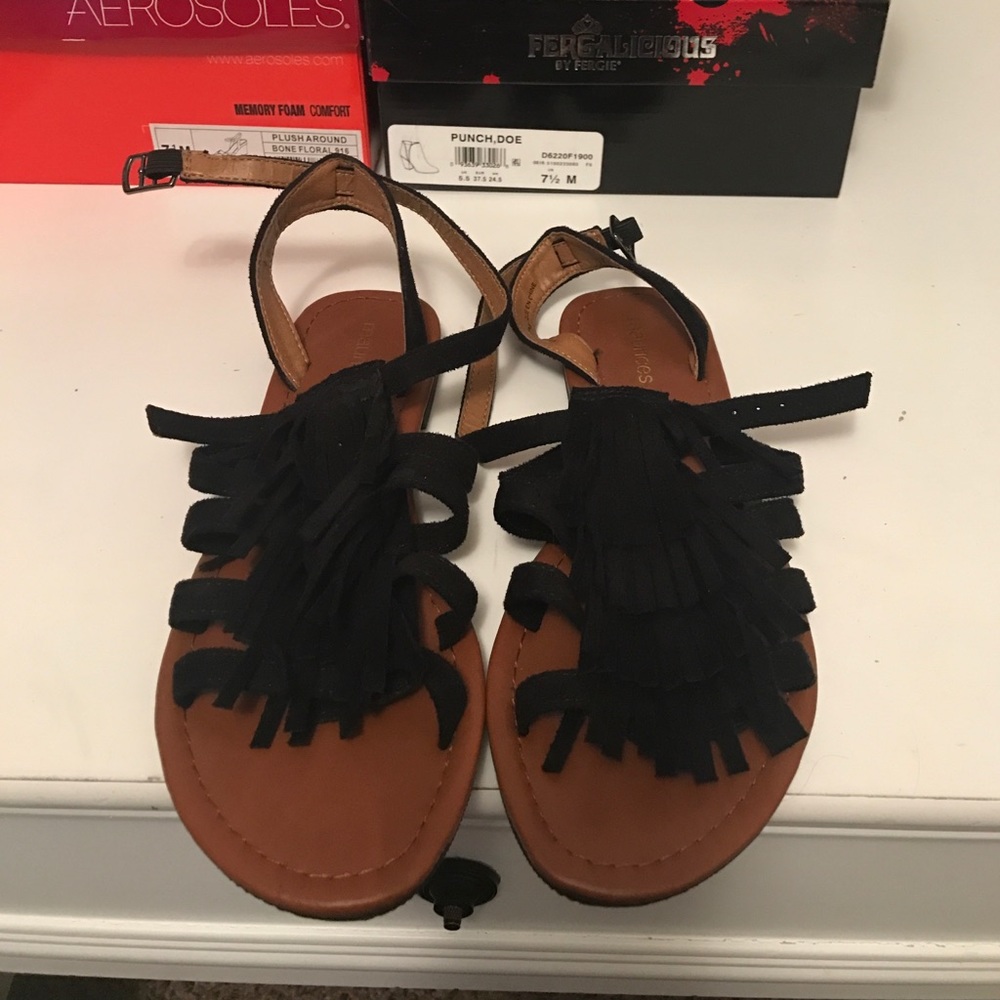 Fringe Sandals