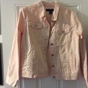 Blush Pink Forever 21 Denim Jacket