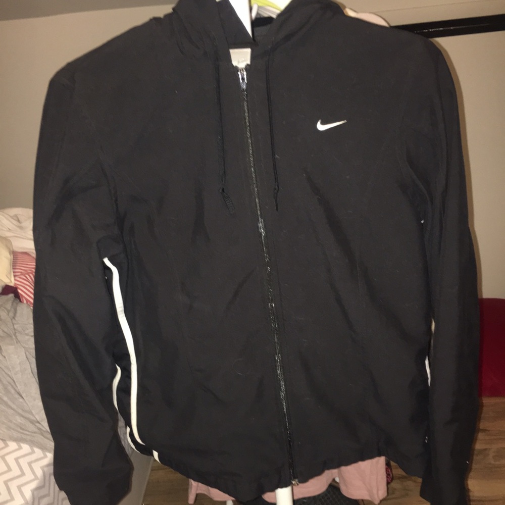 Black throwback Nike jacket