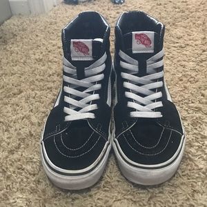 Black hightop vans