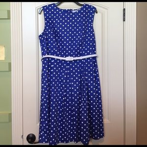Liz Claiborne polka dot dress