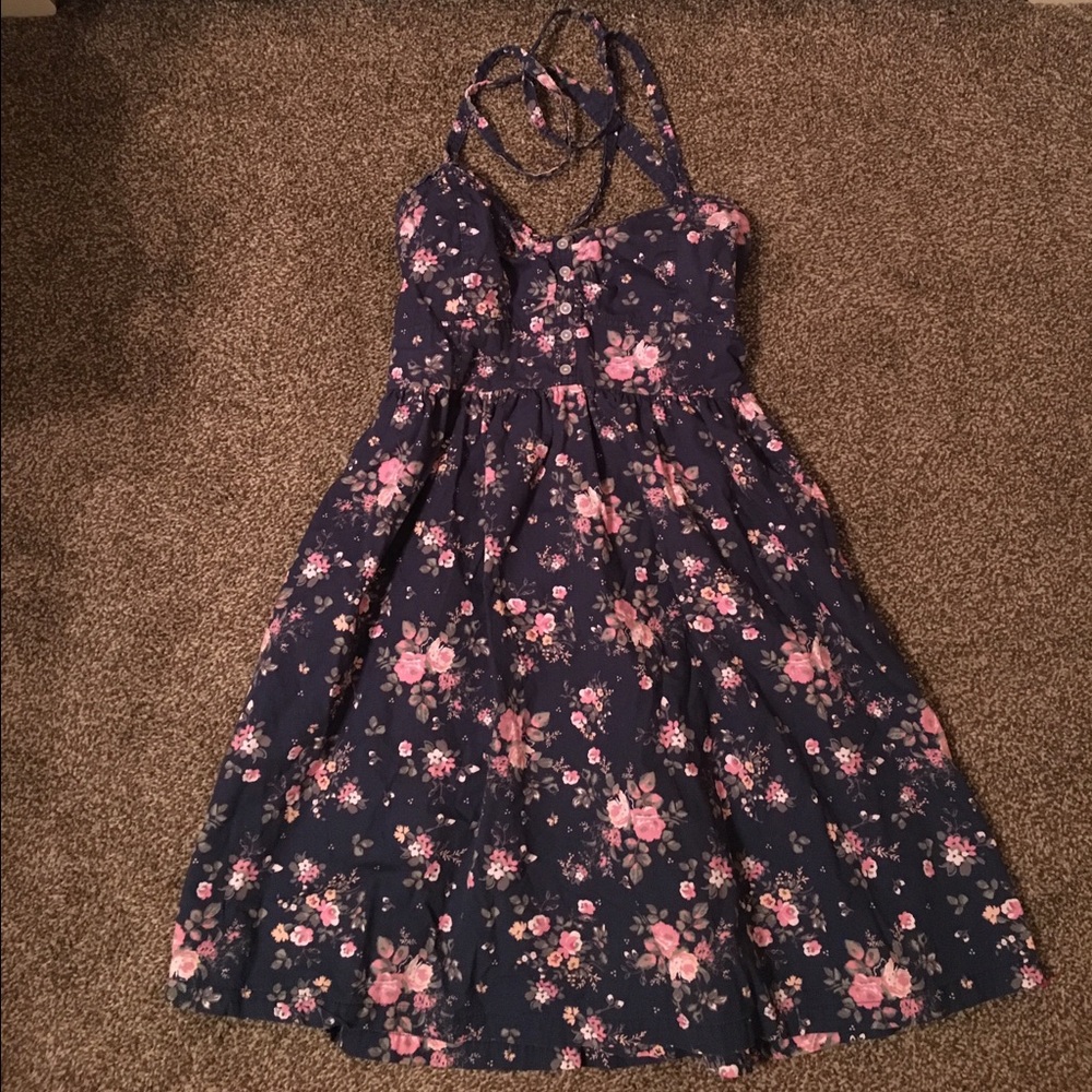 Floral Dress with Straps