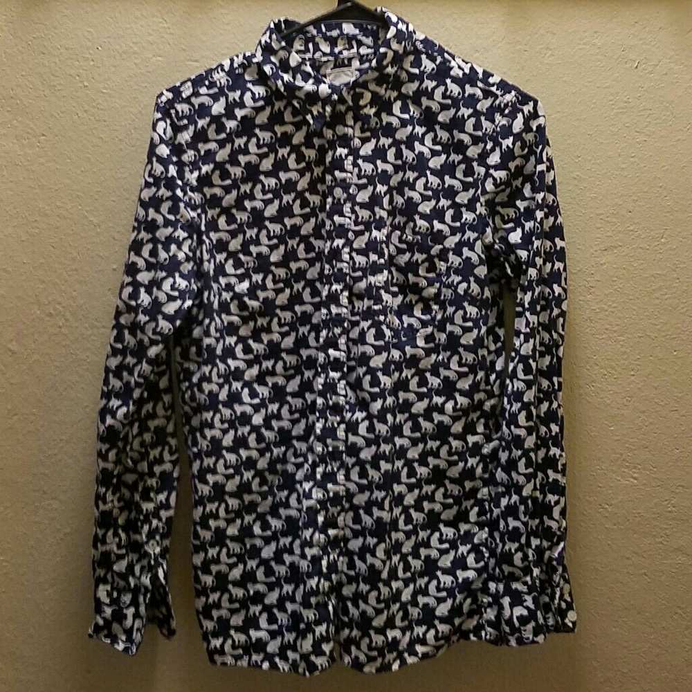 Cat Print Unisex Shirt