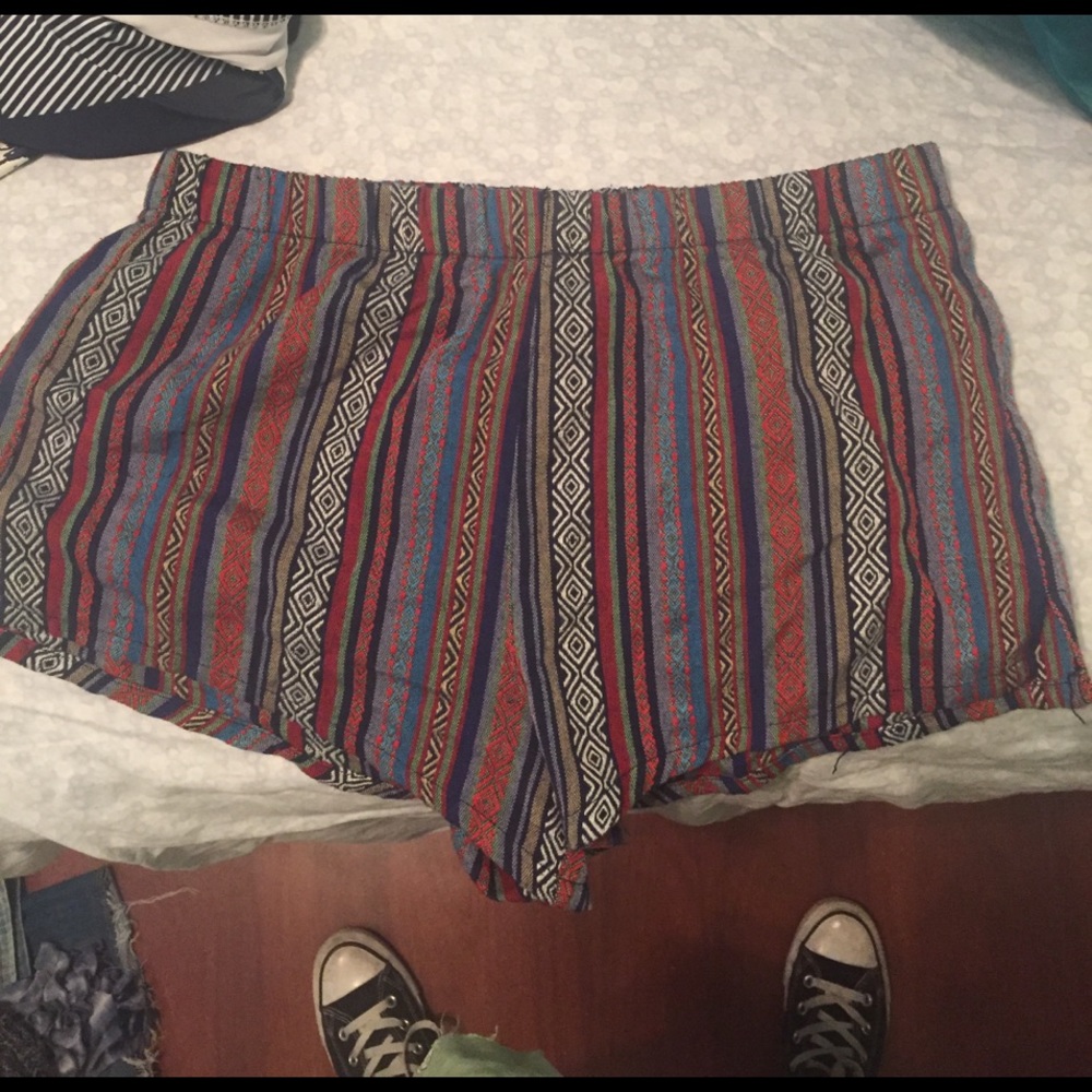 Tribal print shorts