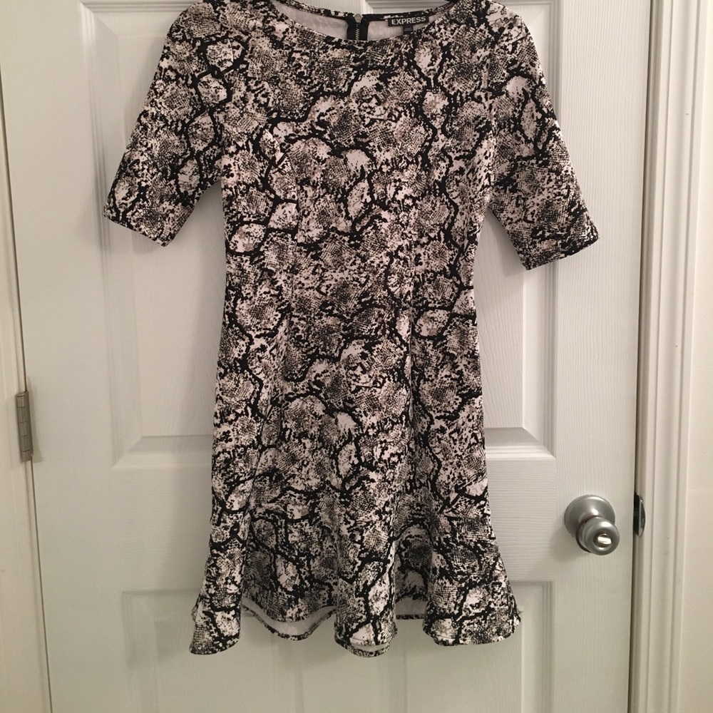 Express Snake skin dress