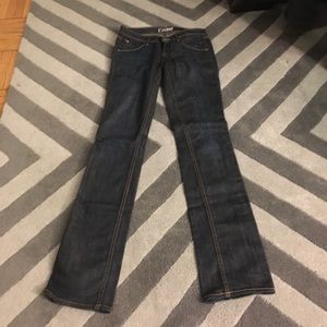 HUDSON dark wash tapered leg