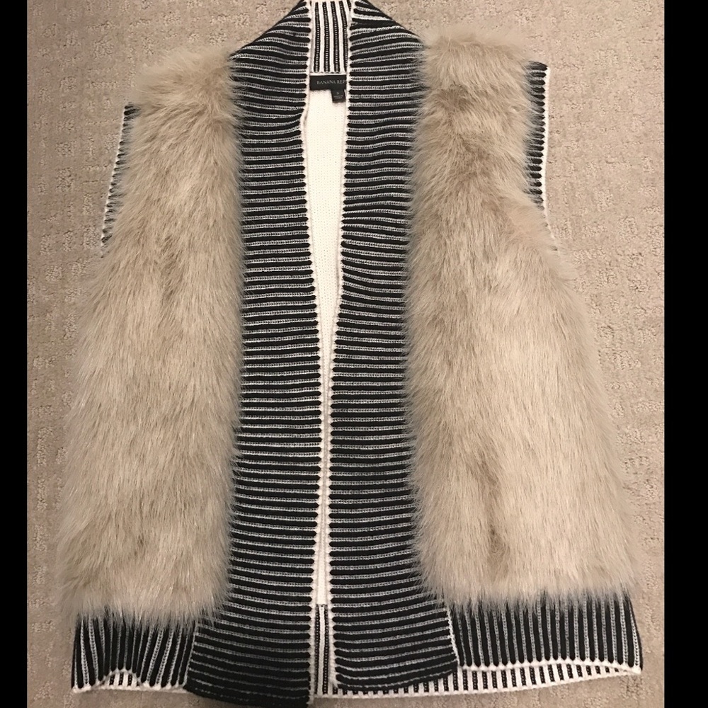 Faux fur vest