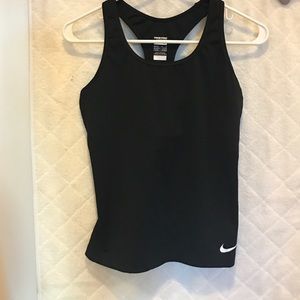 Nike compression dri fit black tank size M
