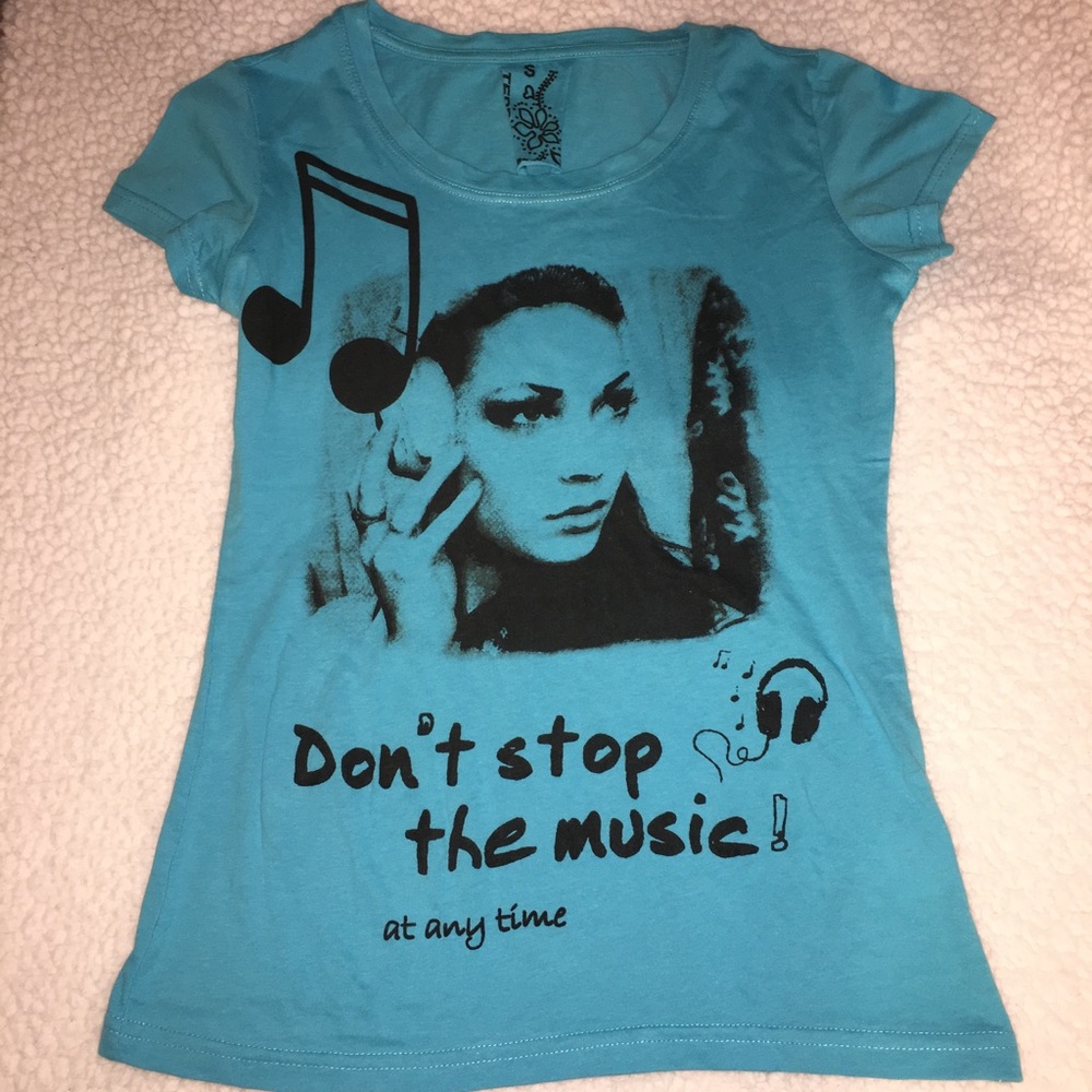 🔵 Don't Stop The Music at any Time shirt 🔵