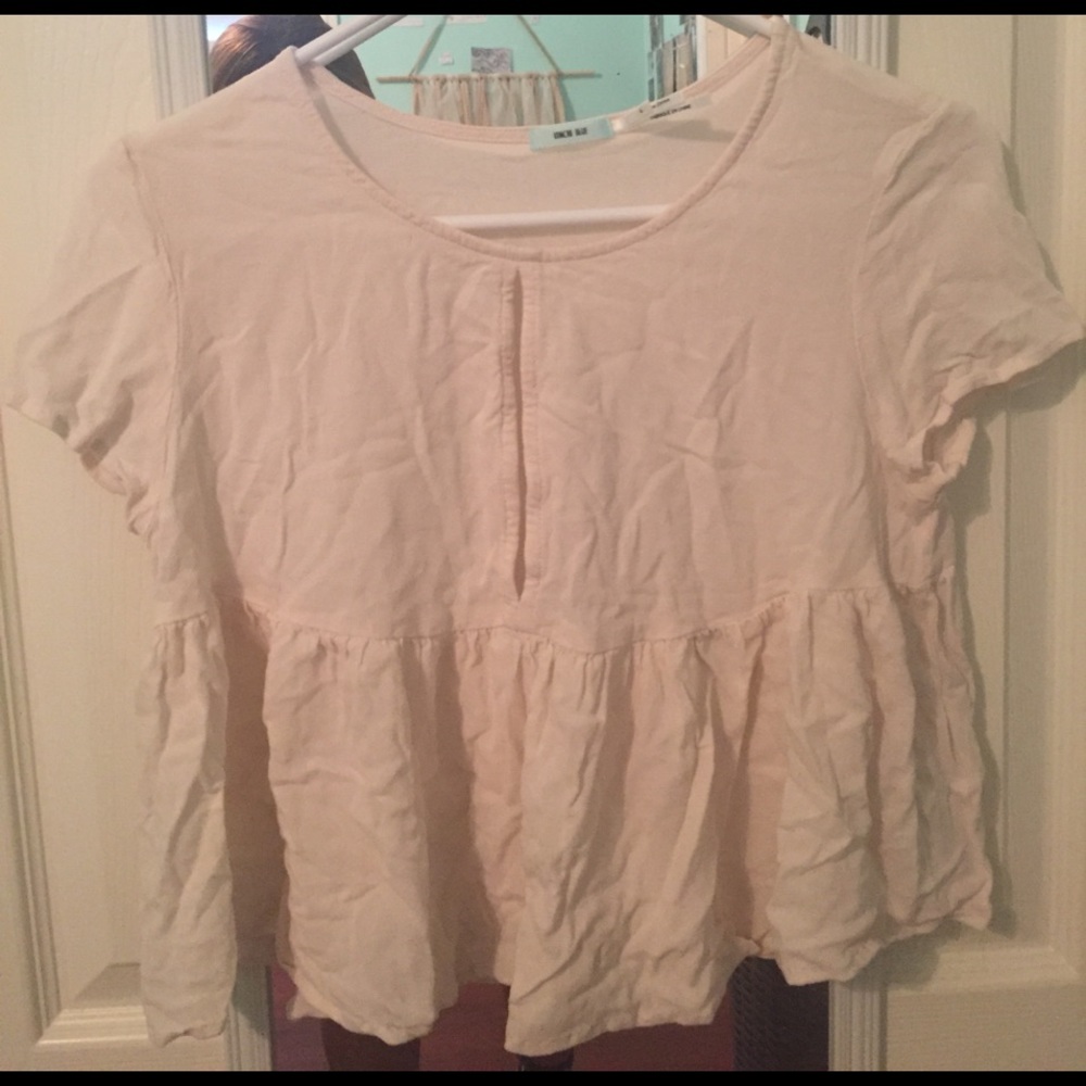 Cream white blouse from urban outfitters!