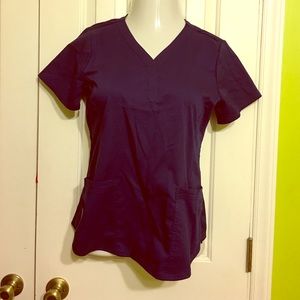 Purple Label Scrub Top by Healing Hands
