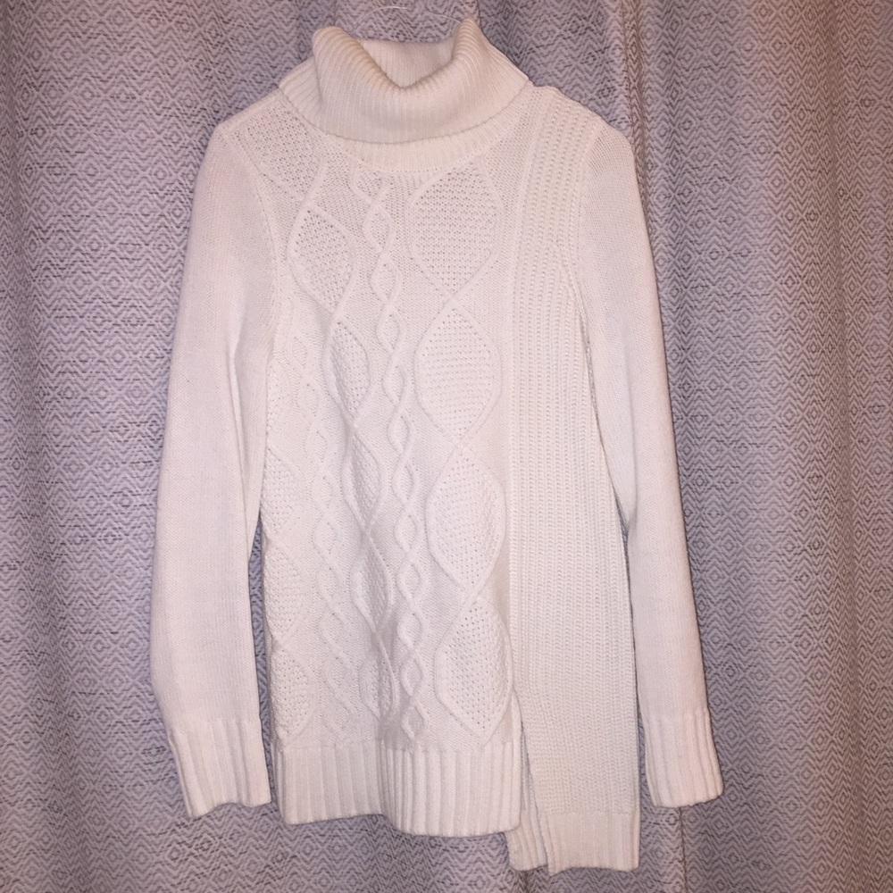 Cream Shift Sweater