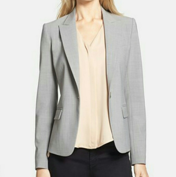 Theory Jackets & Blazers - THEORY GREY OAT GABE 2 BLAZER 00