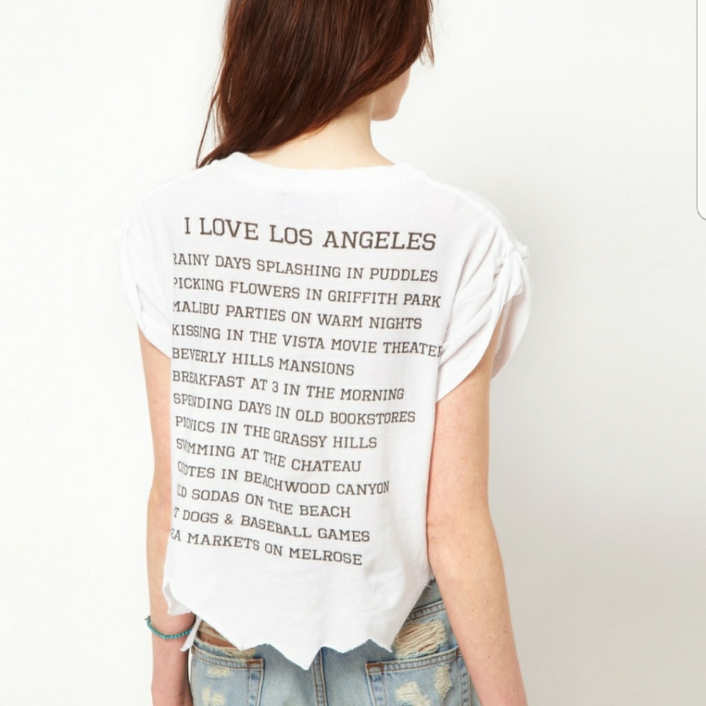 Wildfox I love los Angeles tee
