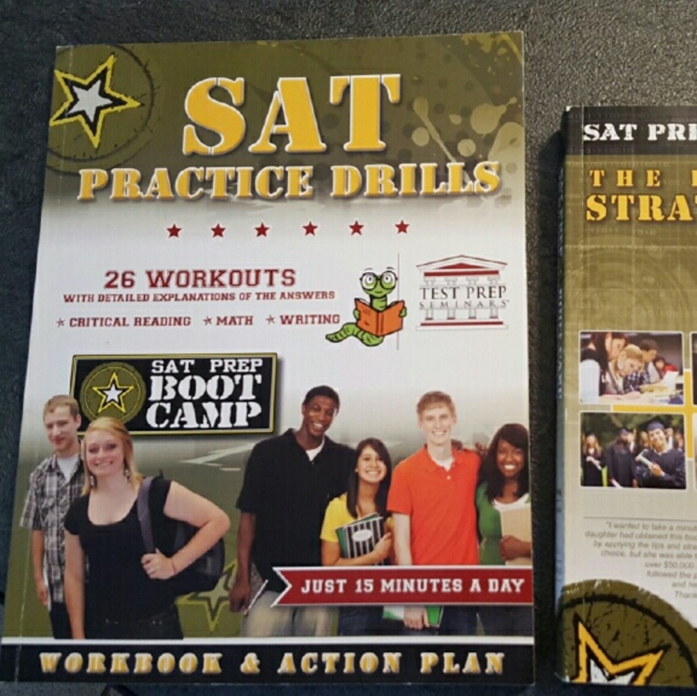 S.A.T practice books.
