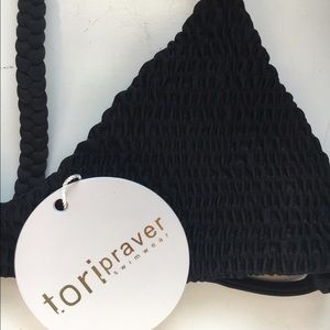 Black Tori Praver Bikini Top