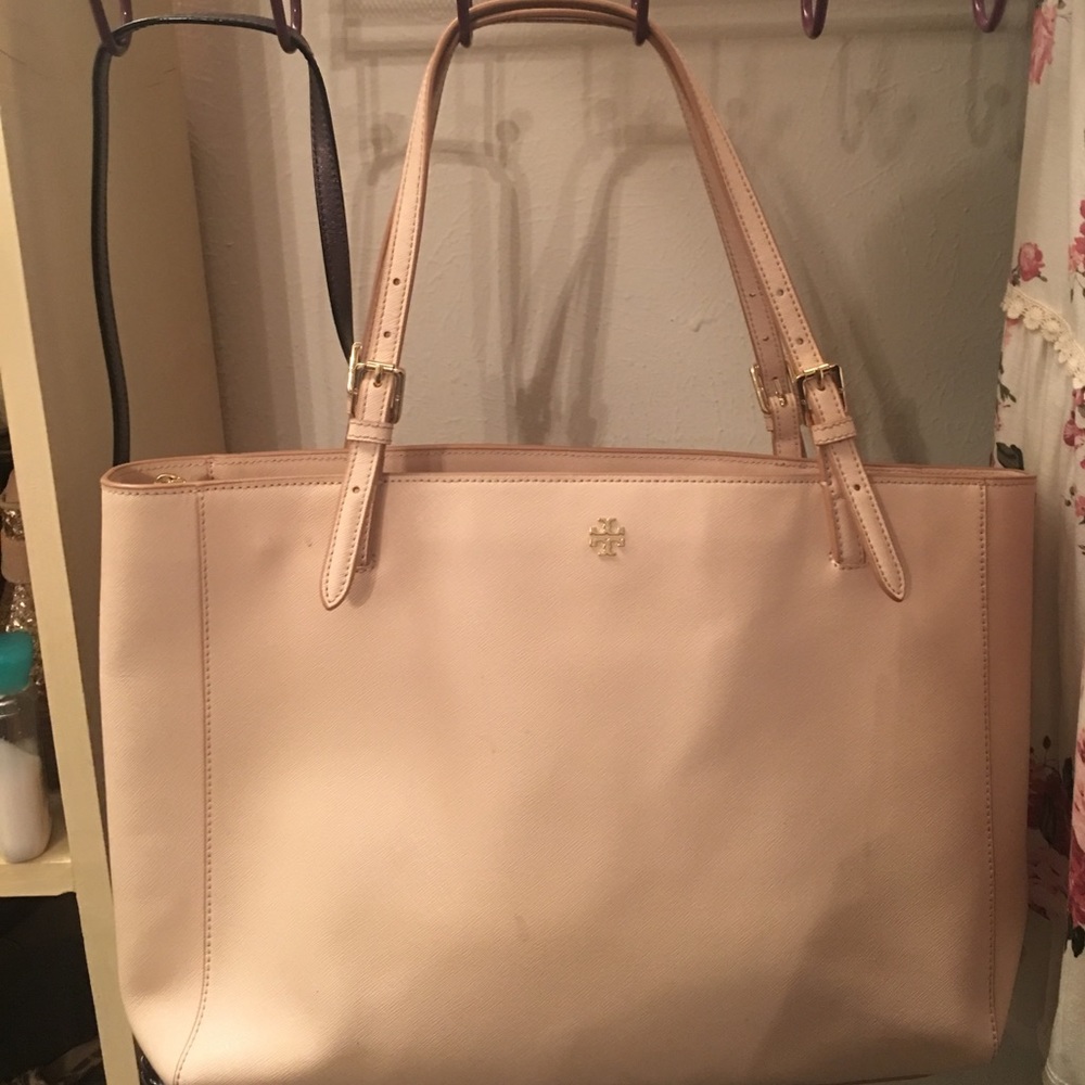 Authentic York Buckle Tory Burch tote