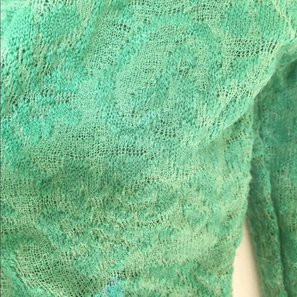 Green shawl/ sweater - Picture 2 of 4