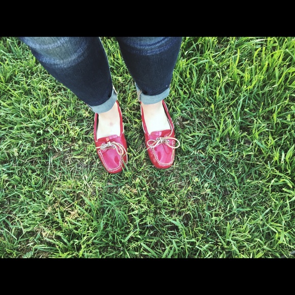 Red SPERRY dress shoes - Picture 1 of 3