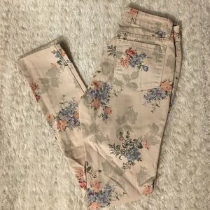 Floral Skinny Jeans
