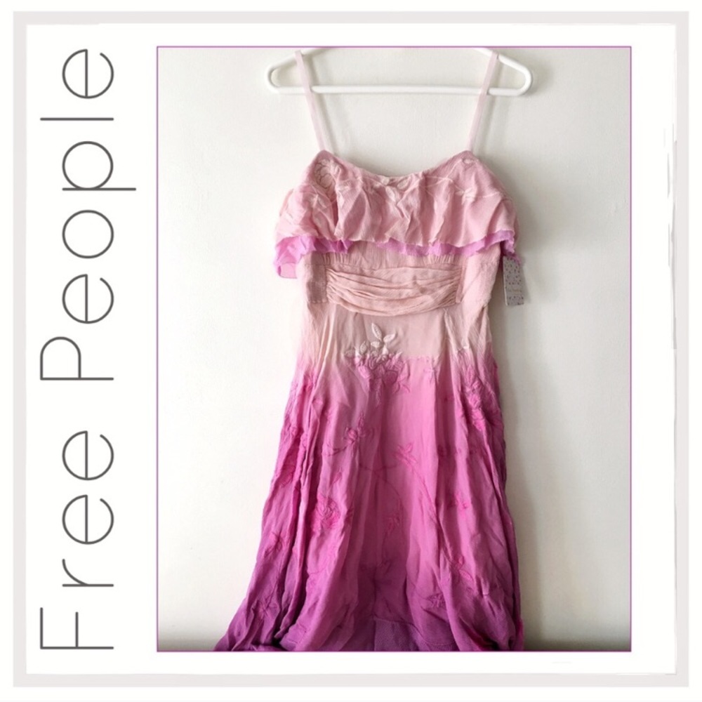 💕Rare Free People Diaphanous Damsel Party Dress💕