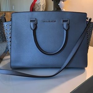 Grey Michael Kors purse