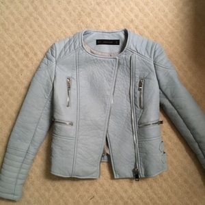 Zara leather jacket