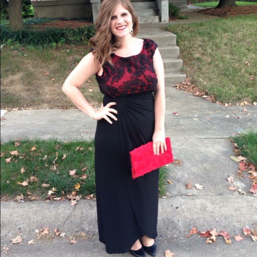 Connected Floor Length Gown