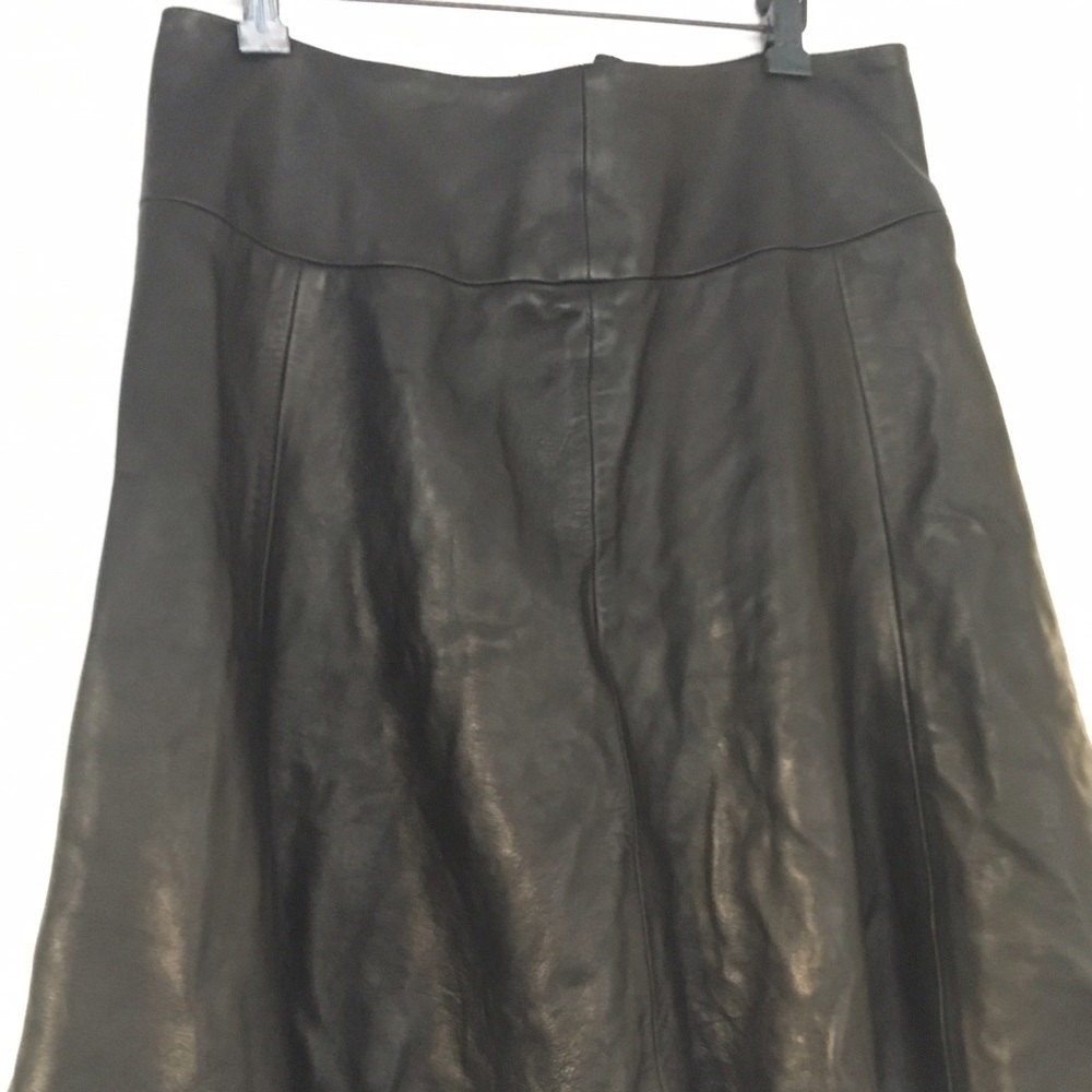 Temperly leather skirt