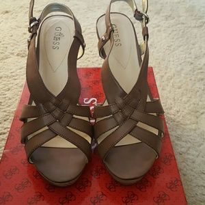 Brown Guess sandals