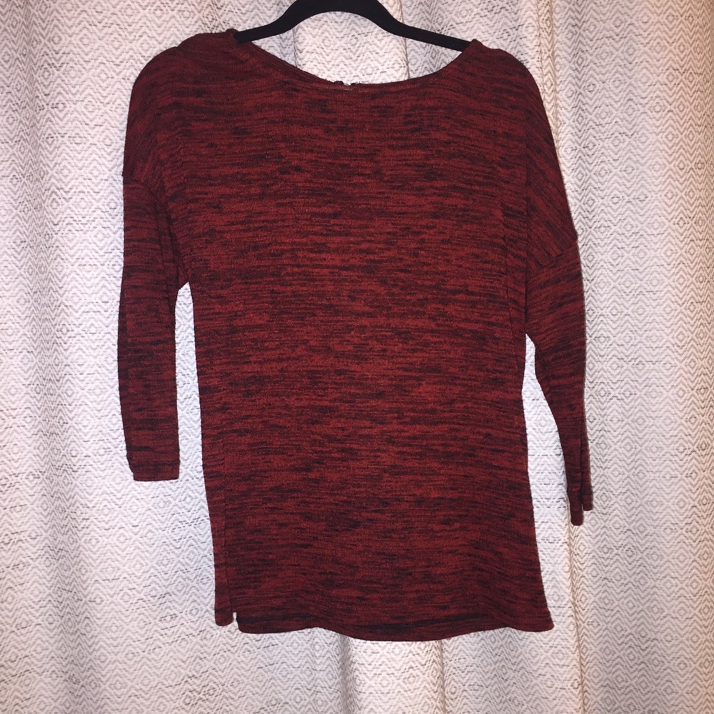 Burgundy sweater
