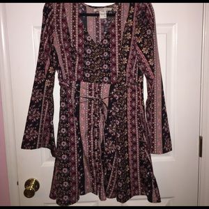 Macy's Bohemian Bell-Sleeve Dress