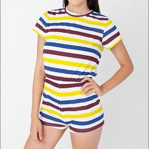 NWT American Apparel Striped Romper