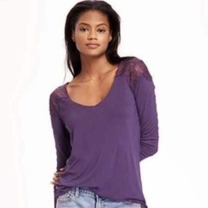 Old Navy Tunic With Lace Detail