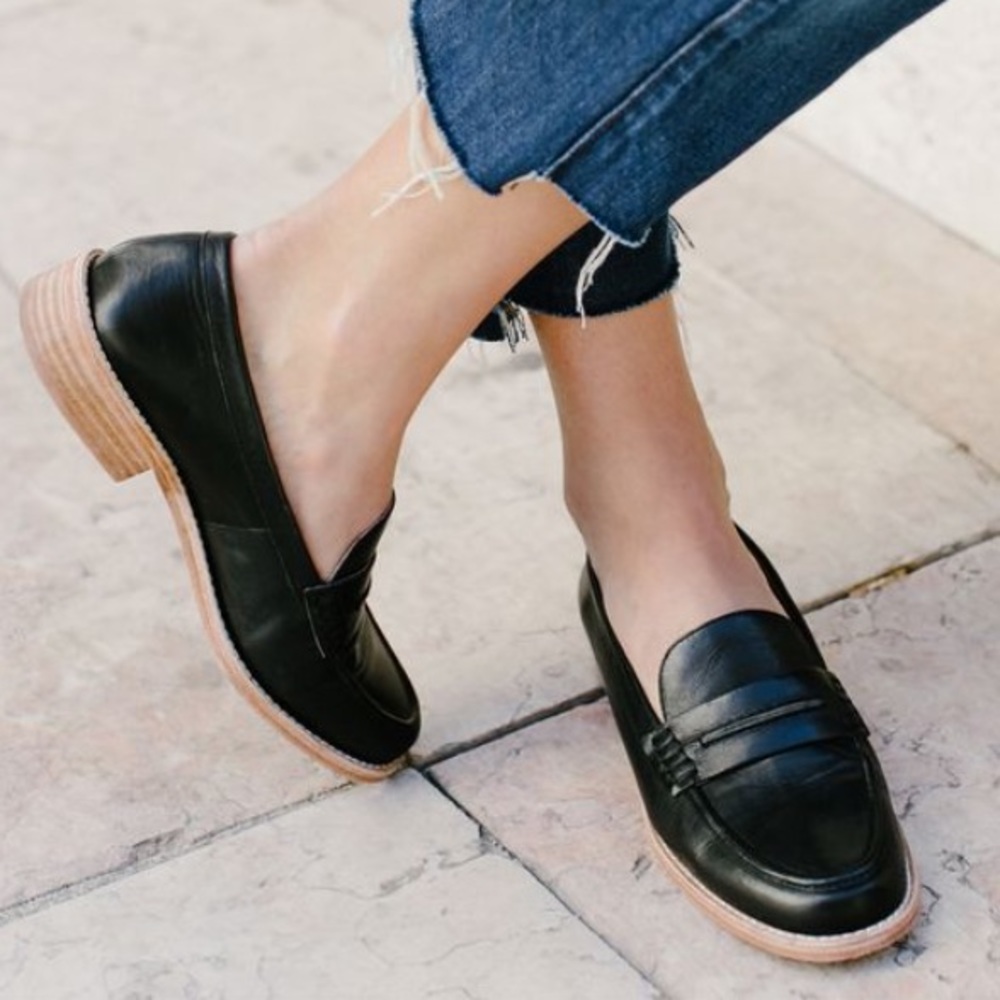 Madewell leather loafers