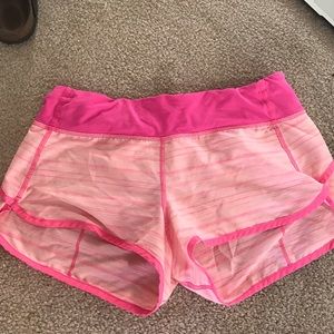 Lululemon speed shorts