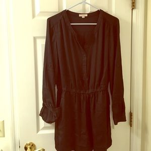 Black Long Sleeve Romper
