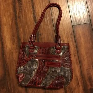 M.C. Madi Claire Reptile Croc Shoulderbag