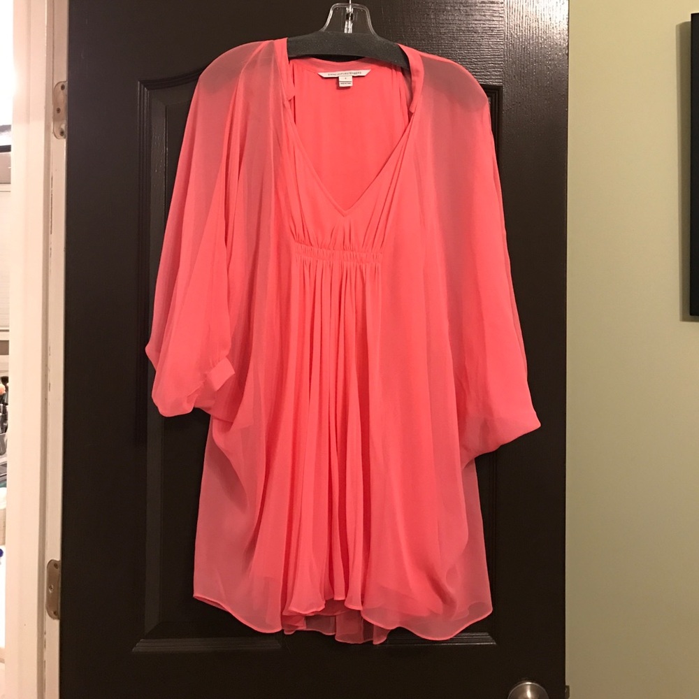 DVF Fleurette Silk Dress