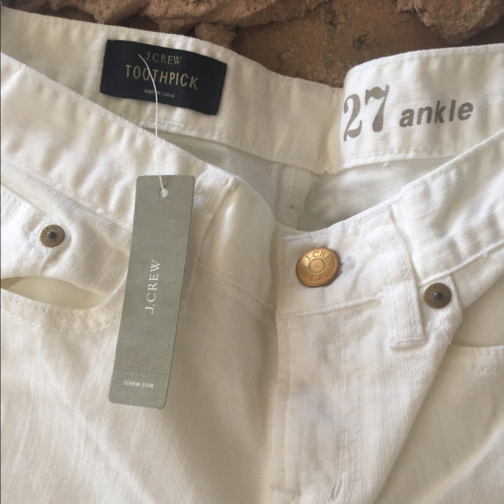 J.Crew Toothpick jean in white - Picture 2 of 5