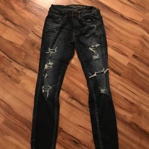 American eagle ripped jeans