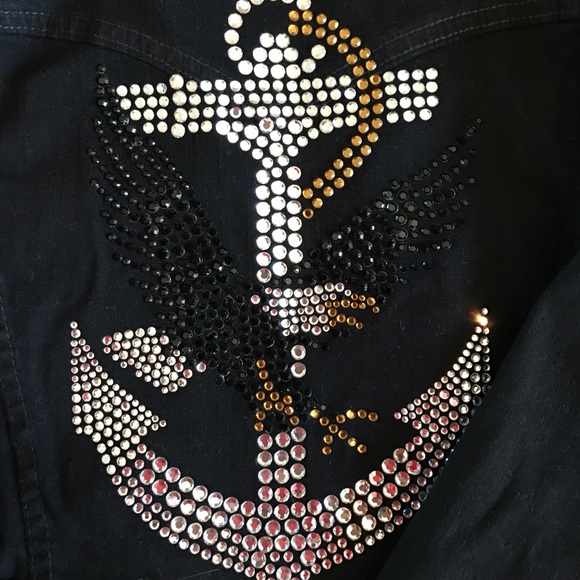 GO JEANS... Black jean jacket by go jeans - Picture 2 of 4