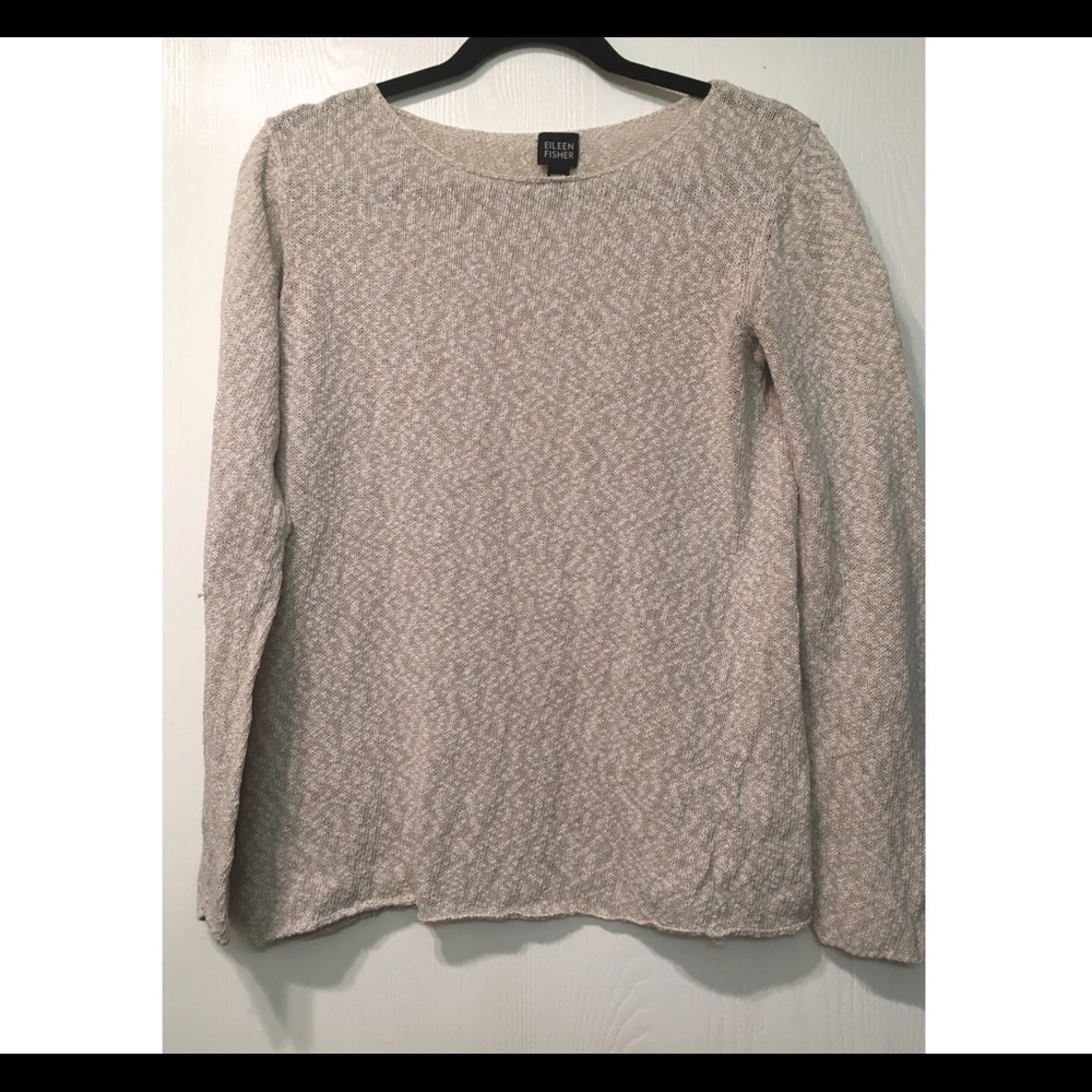 Eileen Fisher Textured Long Sleeve Sweatshirt