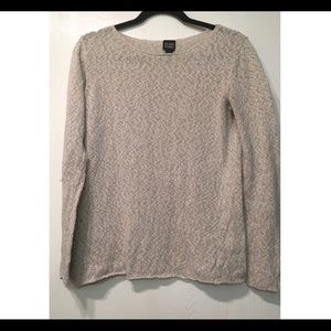 Eileen Fisher Textured Long Sleeve Sweatshirt