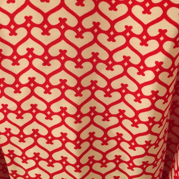 Red Pattern Dress - Picture 2 of 4
