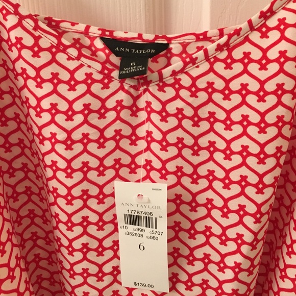 Red Pattern Dress - Picture 3 of 4