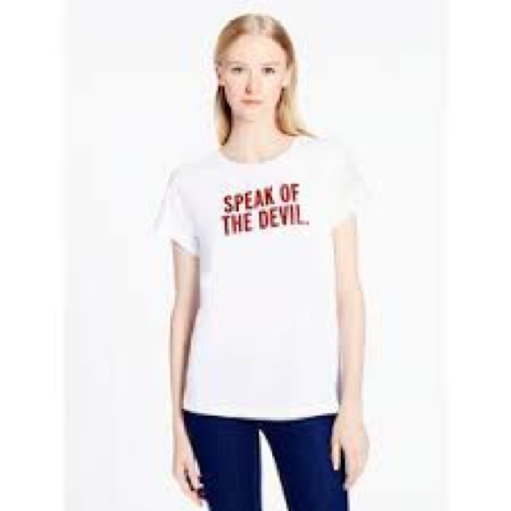 Kate Spade 'Speak Of The Devil' Tee Shirt