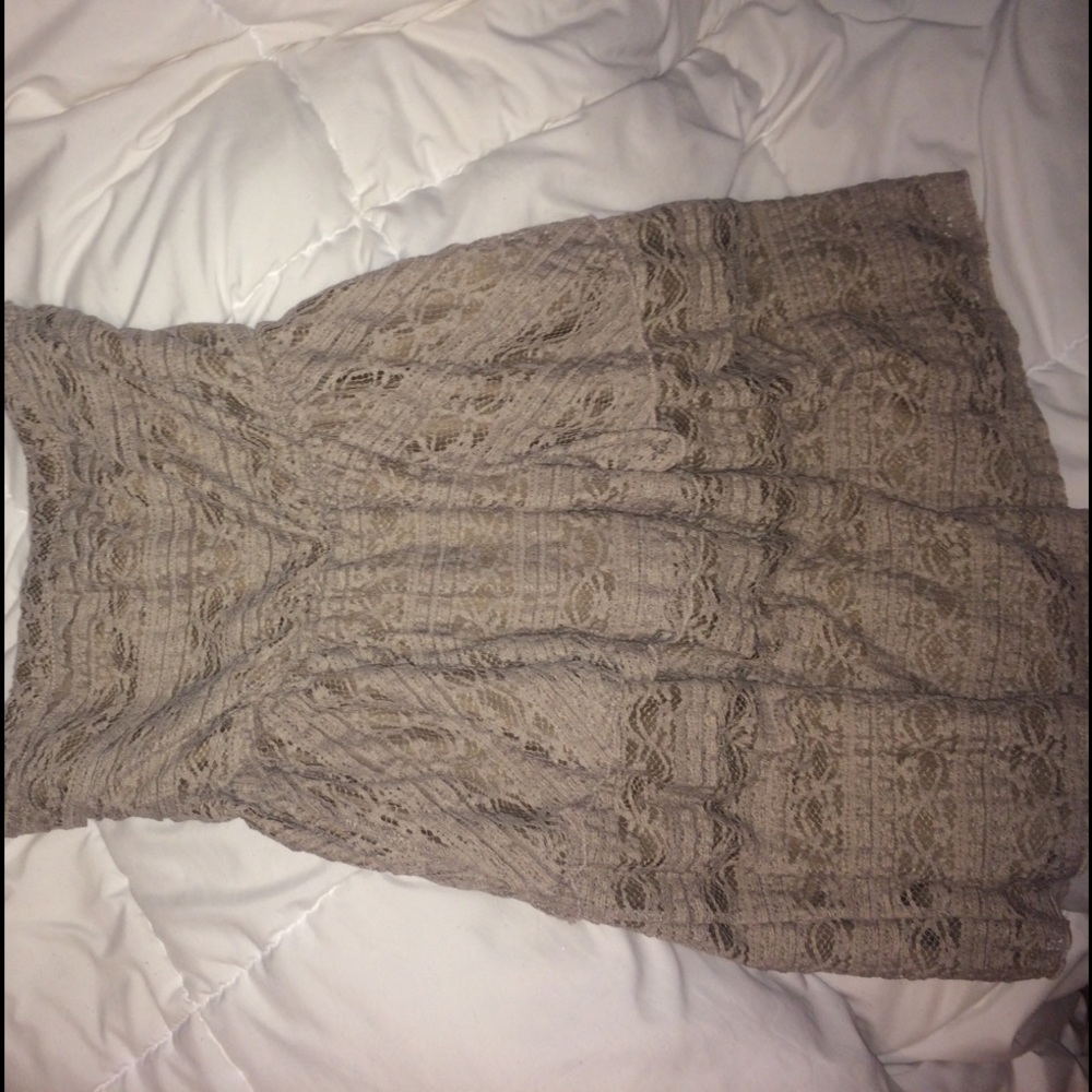Strapless dress